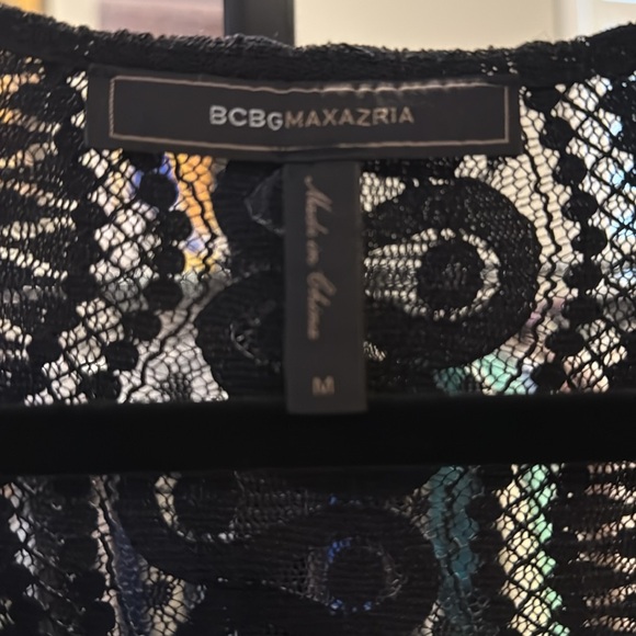 #396 BCBG MAX AZRIA LACE DRESS - Picture 2 of 3